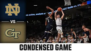 Notre Dame vs. Georgia Tech Condensed Game | 2022-23 ACC Men’s Basketball