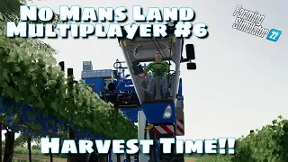 Harvest Time!! | No Mans Land Multiplayer #6 | Farming Simulator 22