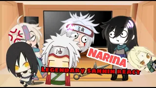 Legendary Sannin react #naruto #legendarysannin