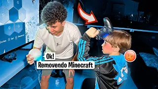 CONFIGUREI A ALEXA PRA DESINSTALAR O MINECRAFT DELE!