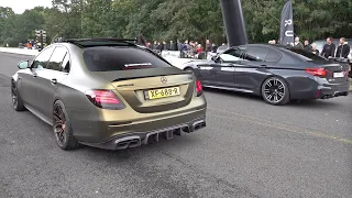 BMW M5 F90 vs BRABUS Mercedes-AMG E63 S 4Matic+