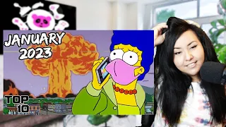 Top 10 Scary Simpsons Predictions We DON'T Want To Come True [REACTION]