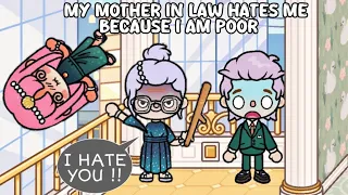 My Mother In Law Hates Me Because I Am Poor 🥺😭 | Sad Story | Toca Boca | Toca Life World