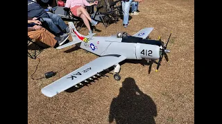 Don's Skyrider Crash  CY Models 96inch A-1 Skyraider 4th Flight