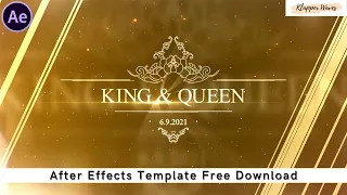 Golden Luxury Wedding Pack | After Effects Template Free Download