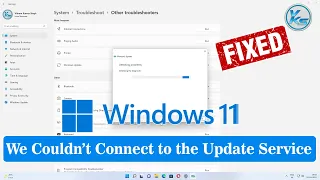 ✅ How To Fix We Couldn't Connect to the Update Service in Windows 11/10