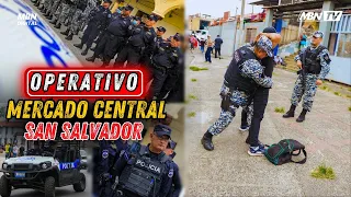 Realizan Operativo Policial en Mercado Central de San Salvador en Busca de Pänd11er0s