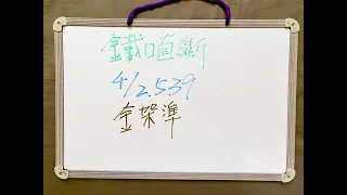 今彩539 | 4月2日(六)獨支金架準【上期中07.17337】【鐵口直斷】539號碼