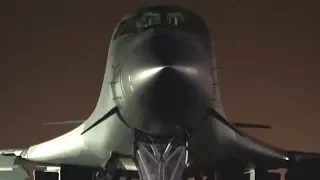 USAF B-1 "Bone” pre-flight and AFTERBURNER TAKEOFF! (Undisclosed location, April 14, 2018.)