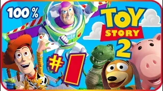 Disney's Toy Story 2: Buzz Lightyear to the Rescue Walkthrough Part 1 (PS1, N64) 100% Andy's House