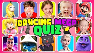 Who Is DANCING Super Mega Quiz & Who is SINGING  Salish Matter, Wednesday, King Ferran, Diana