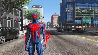 GTA 5 mod Spiderman 2099 - ГТА 5 моды - обзор и установка мода