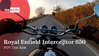 Royal Enfield interceptor 650 | POV Test Ride