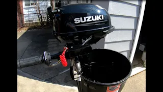 2020 Suzuki DF2.5s Outboard Motor (Start-up and Break-in)