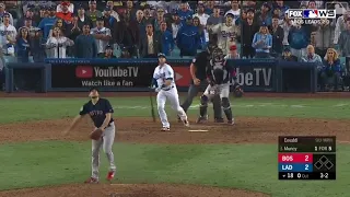 Max Muncy Walk Off Solo Home Run vs Red Sox | Dodgers vs Red Sox World Series Game 3