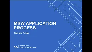 UBuffalo MSW Application Process: Tips and Tricks