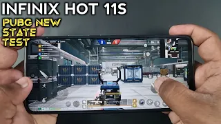 Infinix Hot 11S Test Game PUBG New State | Ram 4GB, Helio G88, Gyro Test