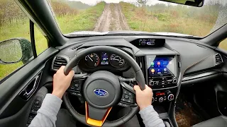 2022 Subaru Forester Wilderness - POV Offroad Driving Impressions (Mud)