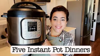 Five Incredible 30 Minute Dinners with the Help of the Instant Pot!