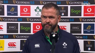 Andy Farrell on winning another Six Nations title with Ireland!