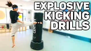 Explosive Taekwondo Footwork & Kicking Drills