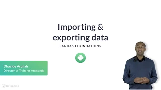 Python Tutorial: Importing & exporting data