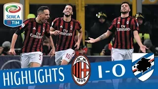 Milan - Sampdoria 1-0 - Highlights - Giornata 25 - Serie A TIM 2017/18