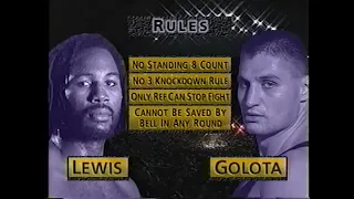 Andrzej Gołota vs Lennox Lewis 1997, Full Fight Cała Walka