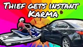 THIEF GETS INSTANT KARMA