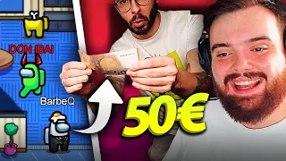 LE DOY 50€ A MI AMIGO PARA QUE NO ME DELATE | AMONG US CON COURTOIS, GREFG, CRISTININI, REVEN, BARBE