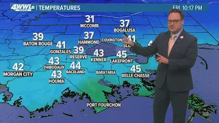 Weather: Hard freeze again this weekend, heavy rain expected next Tuesday