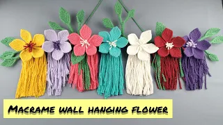 Macrame Wall Hanging Flower | Macrame Home Decor Ideas @macramekreasierny