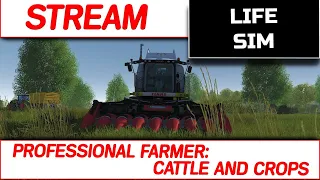 Посев и сбор урожая | PROFESSIONAL FARMER: CATTLE AND CROPS | Копим деньги на будущее #2