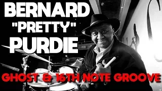 Bernard "Pretty" Purdie -  Ghost Note and 16th Note Hi Hat Groove - Lesson