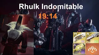 Pantheon: Rhulk Indomitable Speedrun in 19 Minutes and 14 Seconds (World Record)