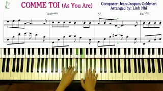 Comme Toi (As You Are) - Nhạc Pháp - Piano cover - Linh Nhi