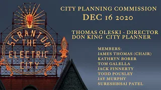 City Planning Commission DEC 16 2020
