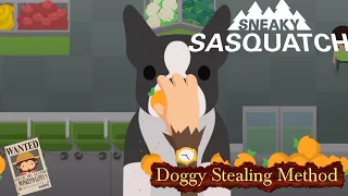 Sneaky Sasquatch Stealing - Doggy Stealing Method | use dog to steal