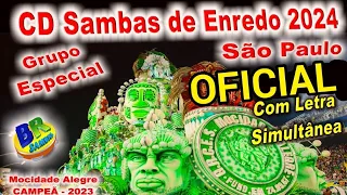 CD Samba Enredo 2024 SÃO PAULO GRUPO ESPECIAL [OFICIAL] (Com Letra Simultânea)