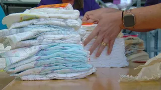 Jail inmates partnering with diaper bank to help bundle diapers, earn volunteer hours