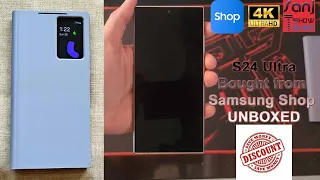 S24 Ultra unboxed with gifts bought from smsung  shop max discount....