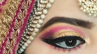 bridal eye makeup  tutorial | how to create eyeshadow look
