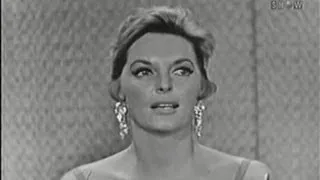 What's My Line? - Julie London; Martin Gabel [panel] (Aug 9, 1959)