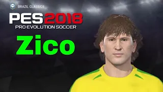 PES 2018 - Create Face - Zico