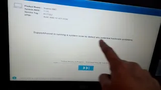 how to fix supportassist is running a system scan to detect