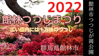 館林市つつじが岡公園　館林つつじまつり2022　一万株のつつじが満開で圧巻です 2022.4.23 【群馬県館林市】