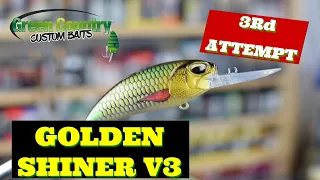 Custom Painting Crankbaits-- Developing the Golden shiner part 3