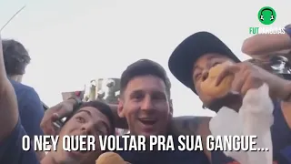 Neymar  vai pro BARCELONA  paródia bye bye