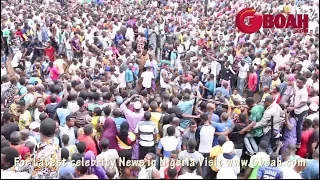 Massive Crowd At Uncoverd kidnappers, Ritualists’ Den In Obadeyi Ajala Agbado, Lagos [Graphic Video]