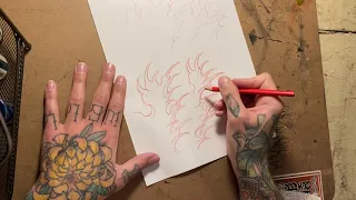 How I Draw Japanese-Styled Waves (Simple Technique)